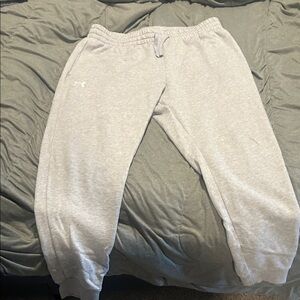 Under Armour Men's Light Gray Sweatpants